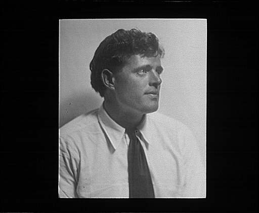 Jack London in 1906, roughly the time when he would have written the essay.